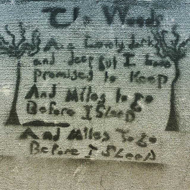 To be whispered many times by the REAL Riders. #5000miles #railtrailgraffiti